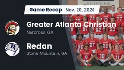 Recap: Greater Atlanta Christian  vs. Redan  2020