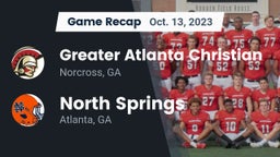 Recap: Greater Atlanta Christian  vs. North Springs  2023