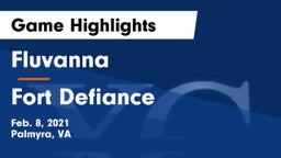 Fluvanna  vs Fort Defiance Game Highlights - Feb. 8, 2021