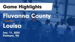 Fluvanna County  vs Louisa Game Highlights - Jan. 11, 2024