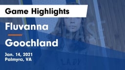 Fluvanna  vs Goochland Game Highlights - Jan. 14, 2021