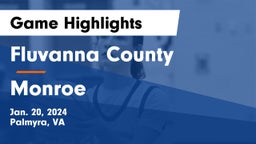 Fluvanna County  vs Monroe  Game Highlights - Jan. 20, 2024
