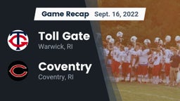 Recap: Toll Gate  vs. Coventry  2022