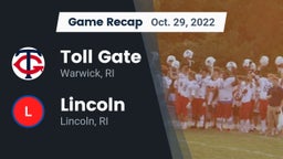 Recap: Toll Gate  vs. Lincoln  2022