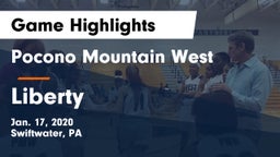 Pocono Mountain West  vs Liberty  Game Highlights - Jan. 17, 2020