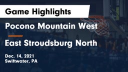Pocono Mountain West  vs East Stroudsburg North  Game Highlights - Dec. 14, 2021