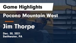 Pocono Mountain West  vs Jim Thorpe  Game Highlights - Dec. 30, 2021