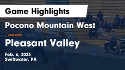 Pocono Mountain West  vs Pleasant Valley  Game Highlights - Feb. 6, 2023