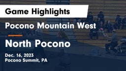 Pocono Mountain West  vs North Pocono  Game Highlights - Dec. 16, 2023