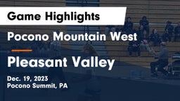 Pocono Mountain West  vs Pleasant Valley  Game Highlights - Dec. 19, 2023