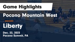 Pocono Mountain West  vs Liberty  Game Highlights - Dec. 22, 2023