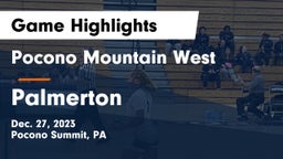 Pocono Mountain West  vs Palmerton  Game Highlights - Dec. 27, 2023