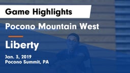 Pocono Mountain West  vs Liberty Game Highlights - Jan. 3, 2019