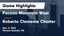 Pocono Mountain West  vs Roberto Clemente Charter Game Highlights - Dec. 2, 2023