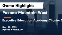 Pocono Mountain West  vs Executive Education Academy Charter School Game Highlights - Dec. 28, 2023