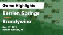 Berrien Springs  vs Brandywine  Game Highlights - Dec. 17, 2021