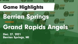 Berrien Springs  vs Grand Rapids Angels Game Highlights - Dec. 27, 2021