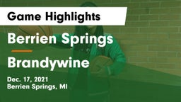 Berrien Springs  vs Brandywine  Game Highlights - Dec. 17, 2021