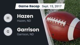 Recap: Hazen  vs. Garrison  2017