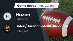 Recap: Hazen  vs. Linton/Hazelton-Moffit-Braddock  2021