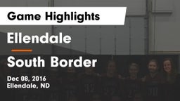 Ellendale  vs South Border Game Highlights - Dec 08, 2016
