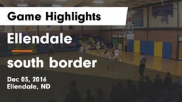 Ellendale  vs south border Game Highlights - Dec 03, 2016