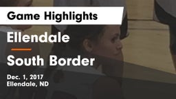 Ellendale  vs South Border Game Highlights - Dec. 1, 2017
