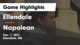 Ellendale  vs Napolean Game Highlights - Dec. 7, 2017