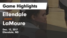 Ellendale  vs LaMoure  Game Highlights - Dec. 12, 2017