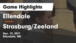 Ellendale  vs Strasburg/Zeeland Game Highlights - Dec. 19, 2017