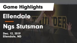 Ellendale  vs Ngs Stutsman Game Highlights - Dec. 12, 2019
