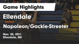 Ellendale  vs Napoleon/Gackle-Streeter  Game Highlights - Nov. 30, 2021