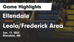 Ellendale  vs Leola/Frederick Area Game Highlights - Jan. 17, 2023