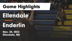 Ellendale  vs Enderlin  Game Highlights - Nov. 28, 2023