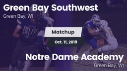 Matchup: Green Bay Southwest vs. Notre Dame Academy 2019