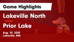 Lakeville North  vs Prior Lake  Game Highlights - Aug. 29, 2020