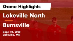 Lakeville North  vs Burnsville  Game Highlights - Sept. 24, 2020