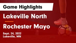 Lakeville North  vs Rochester Mayo  Game Highlights - Sept. 24, 2022