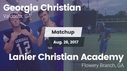 Matchup: Georgia Christian vs. Lanier Christian Academy 2017