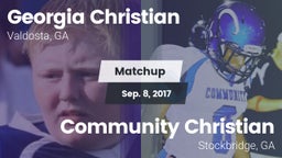 Matchup: Georgia Christian vs. Community Christian  2017