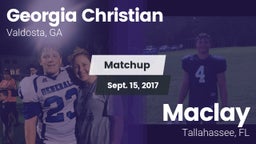 Matchup: Georgia Christian vs. Maclay  2017