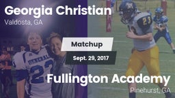 Matchup: Georgia Christian vs. Fullington Academy 2017