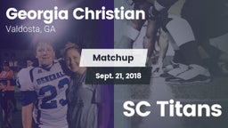 Matchup: Georgia Christian vs. SC Titans 2018
