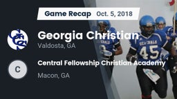 Recap: Georgia Christian  vs. Central Fellowship Christian Academy  2018