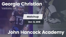 Matchup: Georgia Christian vs. John Hancock Academy 2018