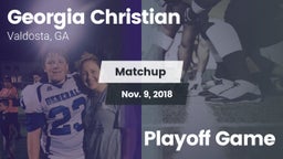 Matchup: Georgia Christian vs. Playoff Game 2018