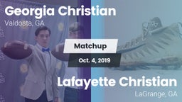 Matchup: Georgia Christian vs. Lafayette Christian  2019