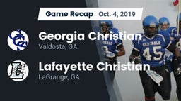 Recap: Georgia Christian  vs. Lafayette Christian  2019