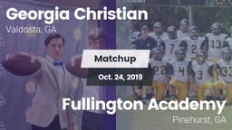 Matchup: Georgia Christian vs. Fullington Academy 2019
