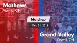Matchup: Mathews vs. Grand Valley  2015